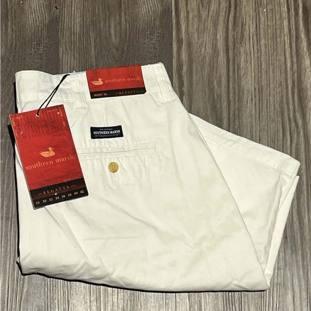 Southern Marsh Regatta‎ Shorts Men’s Sz 34 8” White Chino